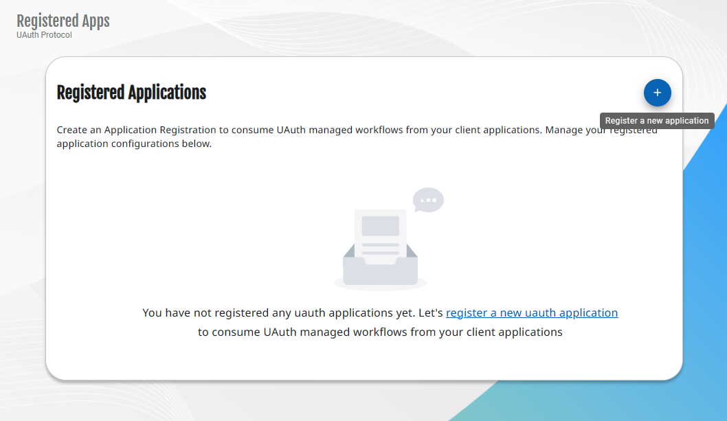 Register New Application